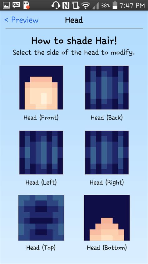 How to Shade Minecraft Hair: A Step